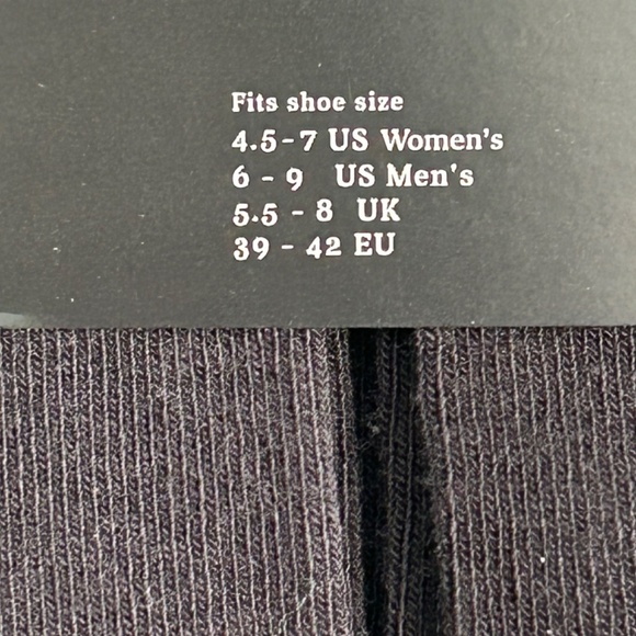 New Easton Marlowe Black 6 Pack of Socks Mens Sz 6-9 - Picture 2 of 5